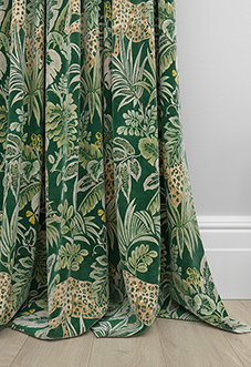 Leopard, Malachite - Made to Measure Curtain